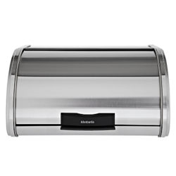 Brabantia Touch Bread Bin Medium, Matt Steel